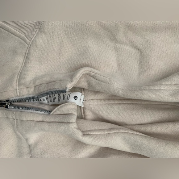 Lululemon Scuba Oversized Half-zip Hoodie in Ivory - Picture 3 of 6